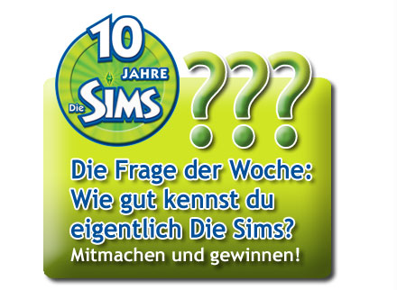 Die Sims-Frage der Woche