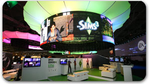 Die Sims 3 Konsole auf der gamescom